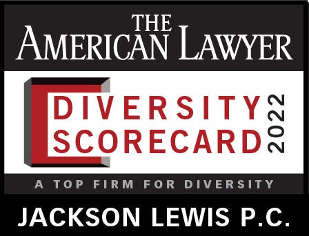 ALM Diversity Scorecard - Jackson Lewis PC earns #16 Spot
