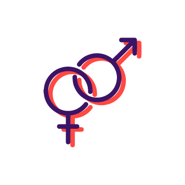 Animated gender icons