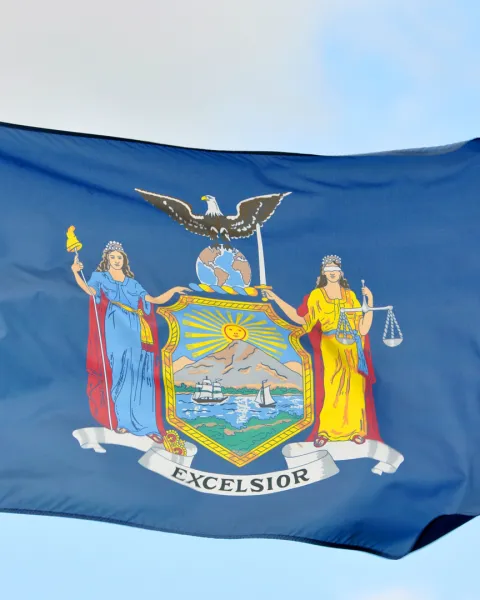Image of New York's State flag
