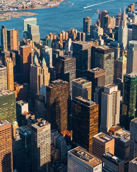 NYC Buildings from a birds eye view