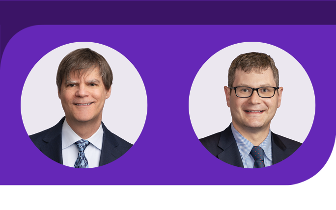 Headshots of David Kelly and Daniel Schudroff