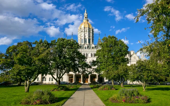 Connecticut State Capitol Building in Hartford